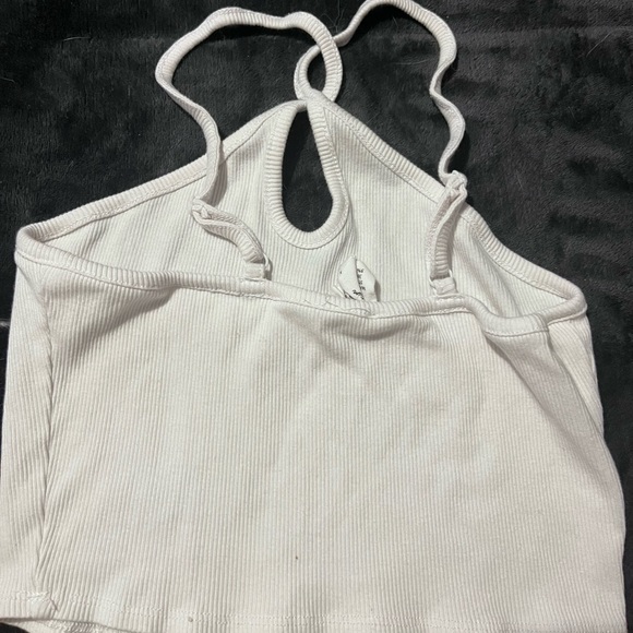 cross over white tank top. size medium. - Picture 2 of 2